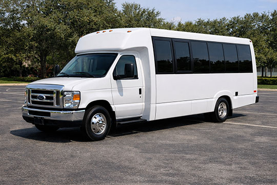 18-passenger minibus available for charter in San Antonio, TX